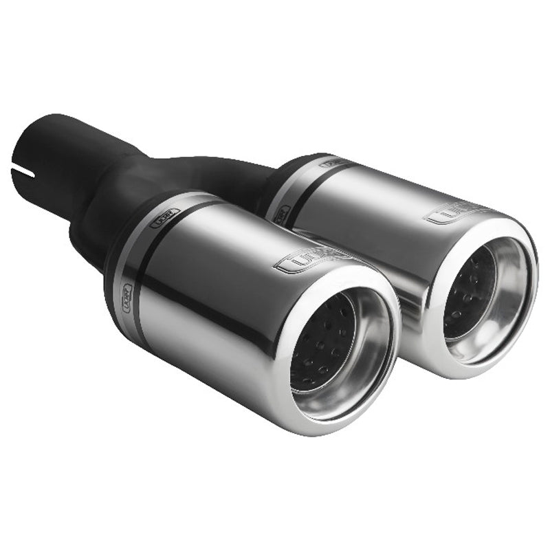 Ulter Sport, Rørhale - Double Round Ø80mm Type 2 - Length 200mm - Installation ->50mm - Inox