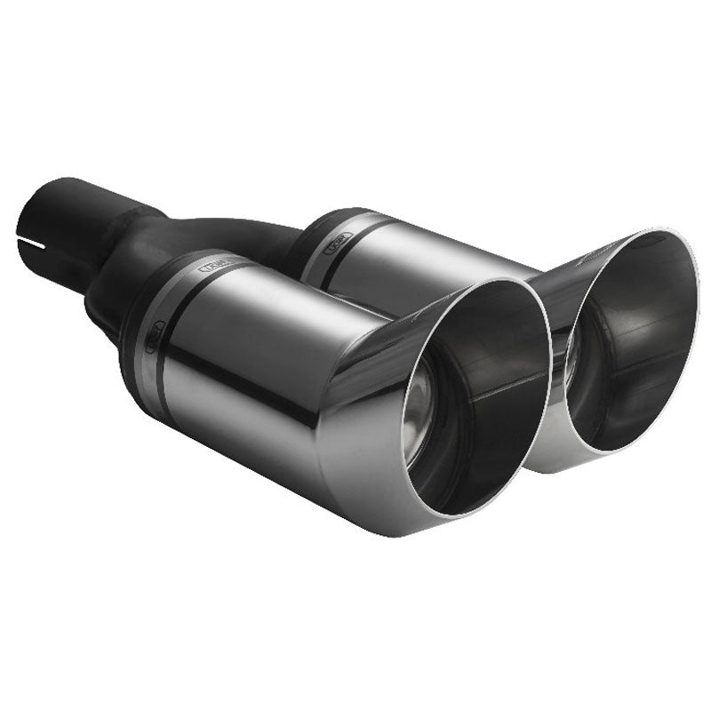 Ulter Sport, Rørhale - Double Round DTM Race Ø80mm - Length 260mm - Installation ->50mm - Inox