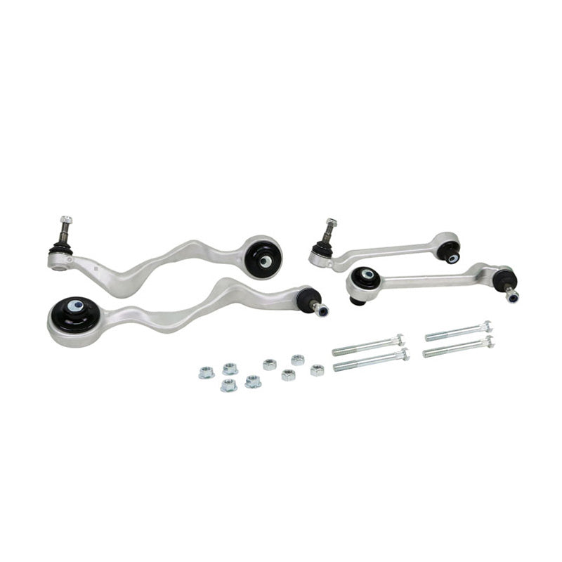 Whiteline, Front Suspension Alloy Wishbone Control And Radius Arm Kit, passer til BMW 1-Series E81/E82/E87/E88 / 3-Series E90-E93 2003-2013