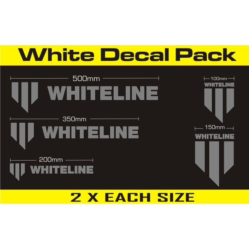 Whiteline, Whiteline, Decal Kits 10 Pk Silver